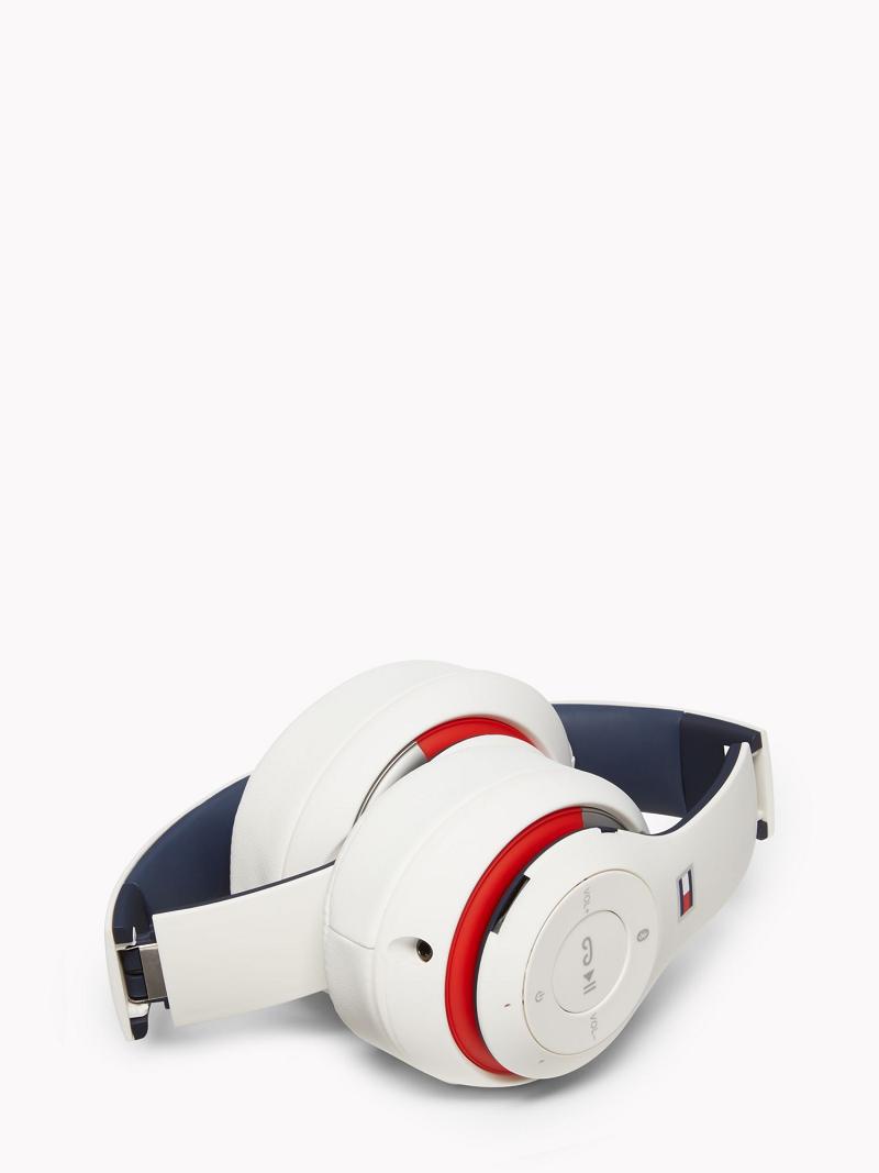 Férfi Tommy Hilfiger TH Wireless Headphones Technology Fehér | HU 1580ZUT